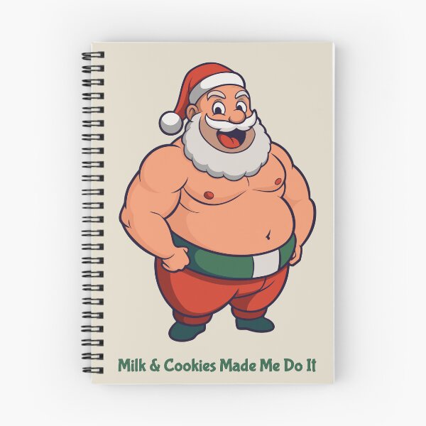 Item preview, Buff Santa - Milk & Cookies Made Me Do It designed and sold by Drawings Project.
