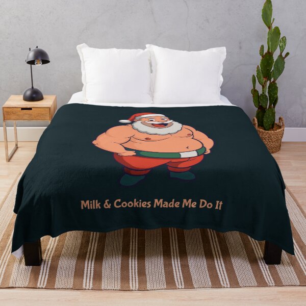 Item preview, Buff Santa - Milk & Cookies Made Me Do It designed and sold by Drawings Project.