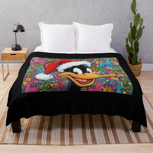 Item preview, Quackin’ Around the Christmas Tree – Funny Daffy Duck-Inspired Ugly Sweater Art Classic designed and sold by lmimsshop.