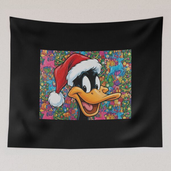 Item preview, Quackin’ Around the Christmas Tree – Funny Daffy Duck-Inspired Ugly Sweater Art Classic designed and sold by lmimsshop.
