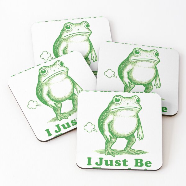 Item preview, Funny Green Frog “Sometimes I Just Be Fartin’” Vintage Style designed and sold by haitrieuic96.