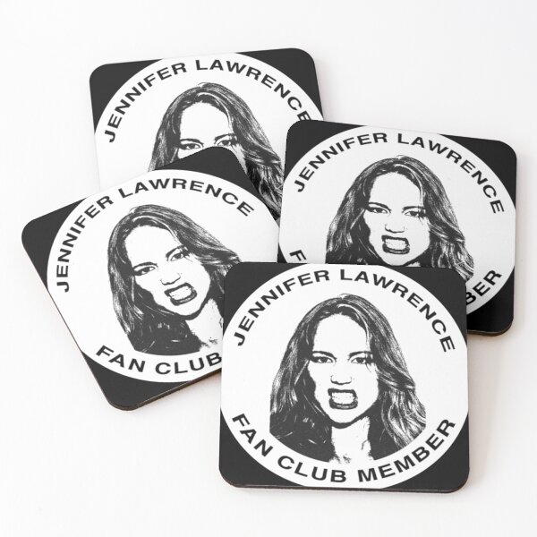 Item preview, Jennifer Lawrence Fan Club Sticker Retro Artwork For Movie Lovers designed and sold by cautrapinacka.
