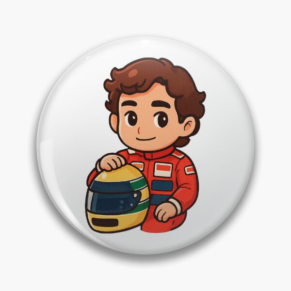 Item preview, SENNA POSE | CHIBI STICKER | F1 DRIVER designed and sold by LucianettiDsg.