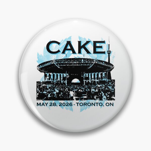 Item preview, Cake Band Concert Shirt Toronto May 28 2026 designed and sold by DumDumDoyle.