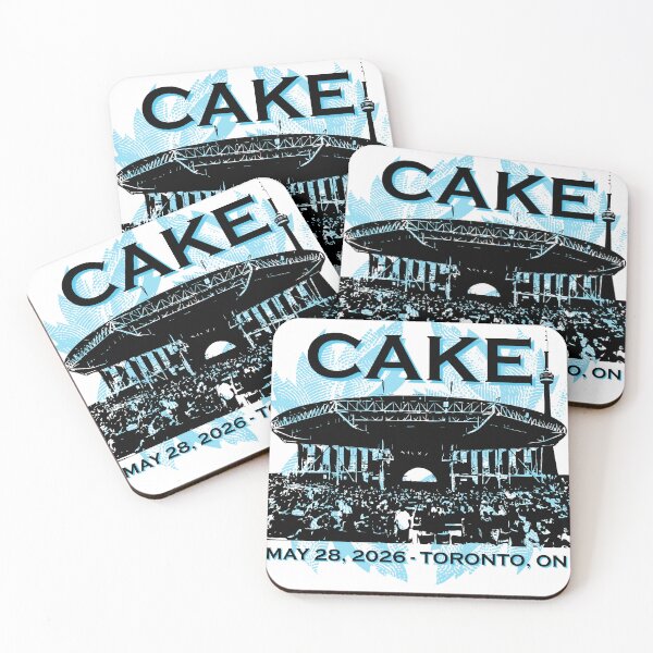 Item preview, Cake Band Concert Shirt Toronto May 28 2026 designed and sold by DumDumDoyle.