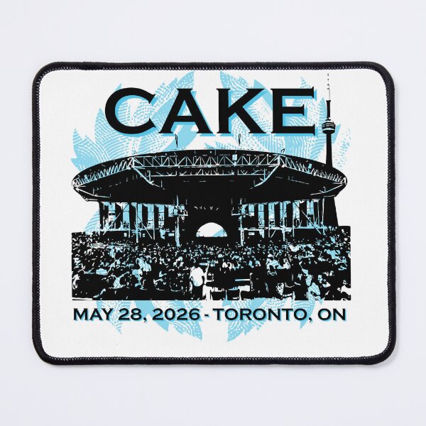 Item preview, Cake Band Concert Shirt Toronto May 28 2026 designed and sold by DumDumDoyle.