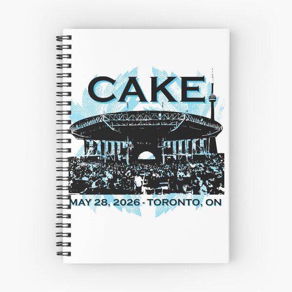 Item preview, Cake Band Concert Shirt Toronto May 28 2026 designed and sold by DumDumDoyle.