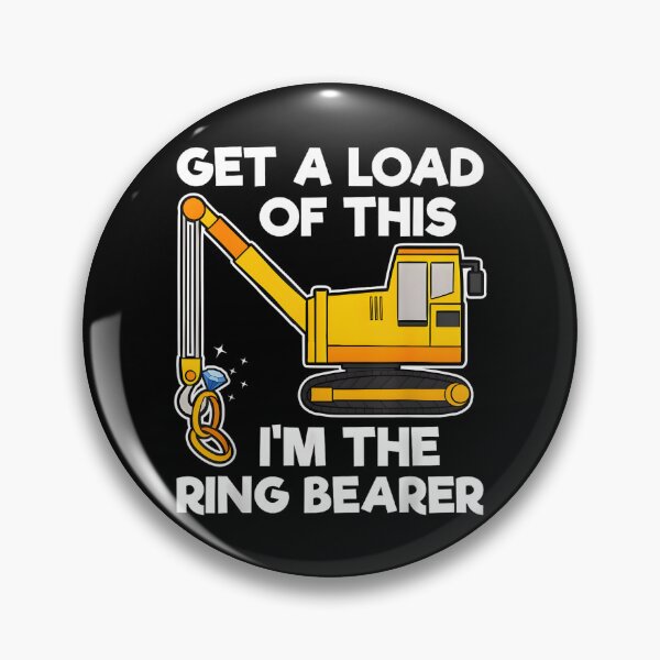 Item preview, Get A Load Of This I'm The Ring Bearer, Truck Gift, Ring Bearer, Ring Bearer Gift, Cute Tractor, Tractor Gifts designed and sold by DoodleUrban.