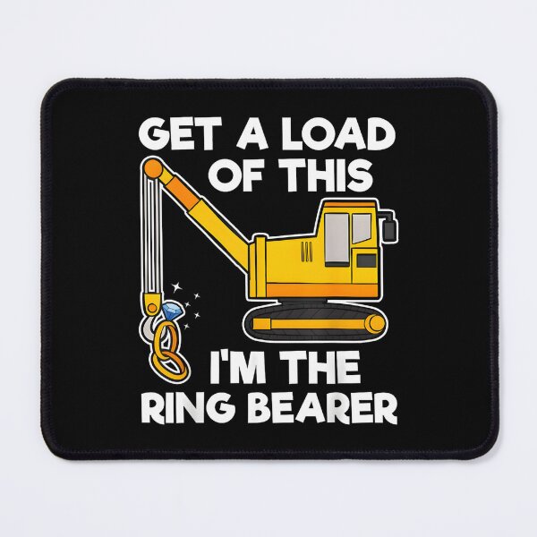 Item preview, Get A Load Of This I'm The Ring Bearer, Truck Gift, Ring Bearer, Ring Bearer Gift, Cute Tractor, Tractor Gifts designed and sold by DoodleUrban.