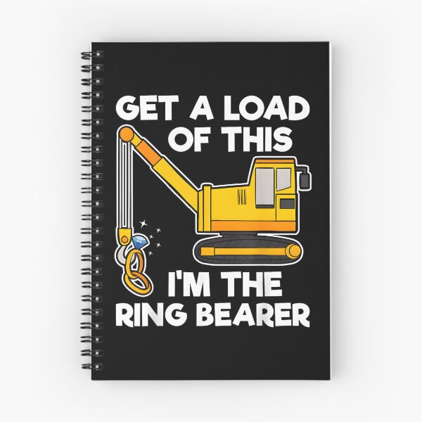 Item preview, Get A Load Of This I'm The Ring Bearer, Truck Gift, Ring Bearer, Ring Bearer Gift, Cute Tractor, Tractor Gifts designed and sold by DoodleUrban.