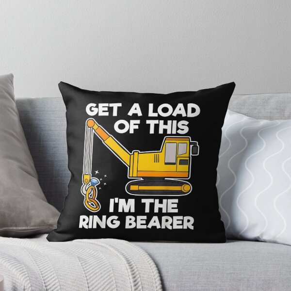 Item preview, Get A Load Of This I'm The Ring Bearer, Truck Gift, Ring Bearer, Ring Bearer Gift, Cute Tractor, Tractor Gifts designed and sold by DoodleUrban.