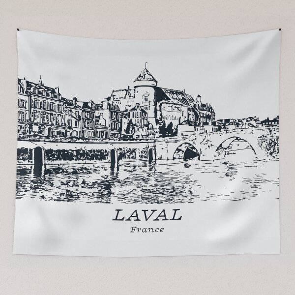 Item preview, Laval - France designed and sold by Lakeric Cityscapes.