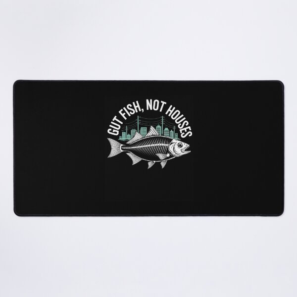 Item preview, Gut Fish Not Houses  Fishing Humor designed and sold by EdithKelly1.