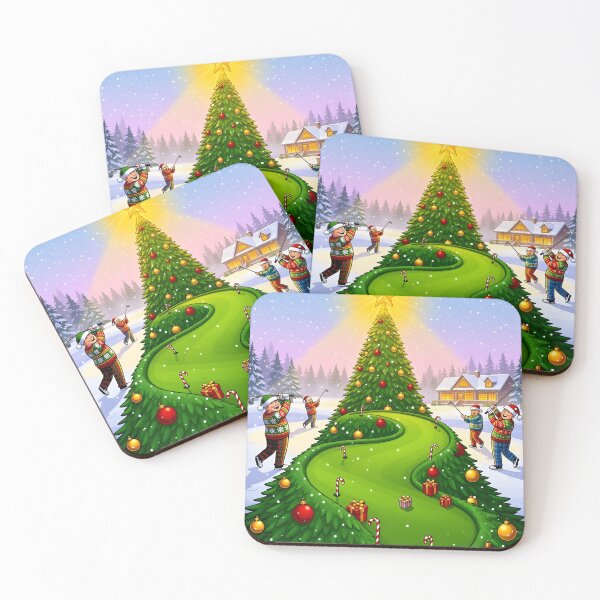 Item preview, Christmas Golf Christmas Tree Golf Course designed and sold by Uglyandcute.