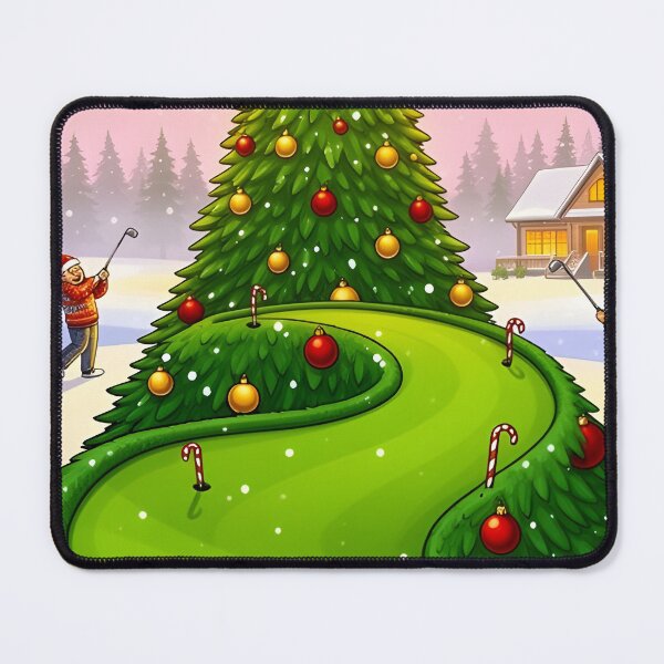 Item preview, Christmas Golf Christmas Tree Golf Course designed and sold by Uglyandcute.