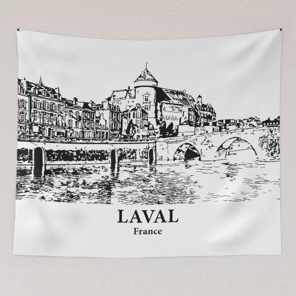 Item preview, Laval - France designed and sold by Lakeric Cityscapes.