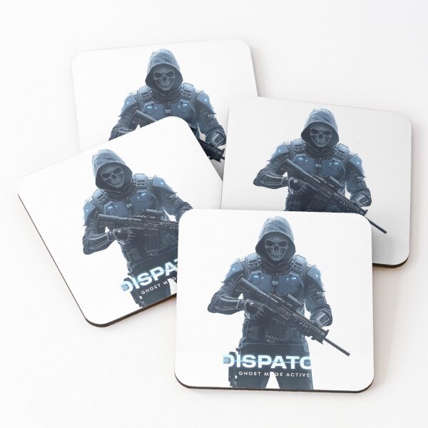 Item preview, Dispatch Game – Ghost Operative | Spectral Cyber Soldier designed and sold by Graphic Therapist.