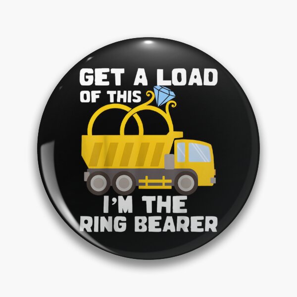 Item preview, Get A Load Of This I'm The Ring Bearer, Truck Gift, Ring Bearer, Ring Bearer Gift, Cute Tractor, Tractor Gifts designed and sold by DoodleUrban.