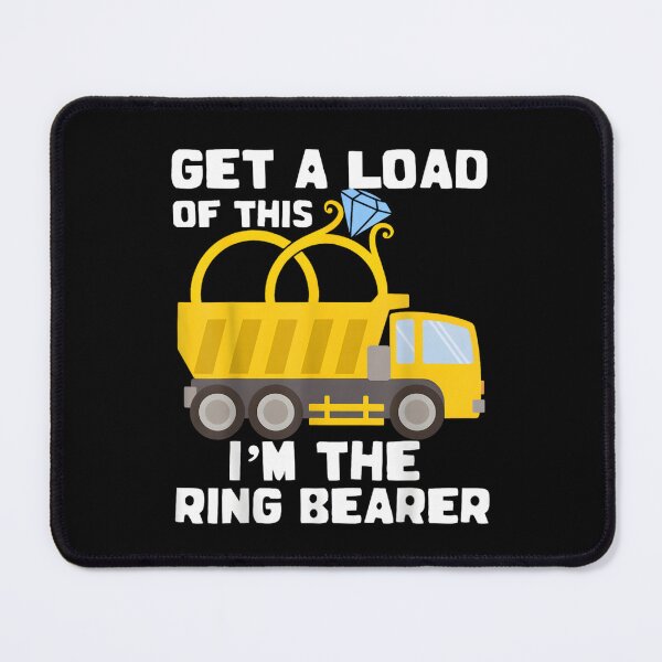 Item preview, Get A Load Of This I'm The Ring Bearer, Truck Gift, Ring Bearer, Ring Bearer Gift, Cute Tractor, Tractor Gifts designed and sold by DoodleUrban.