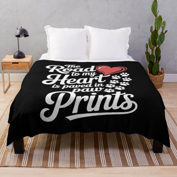 Item preview, The Road to my Heart is Paved with Paw Prints. Dog  designed and sold by InspiredFoul.