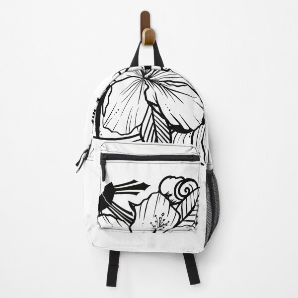 Item preview, Hibiscus black and white designed and sold by Isurflikeagirl.