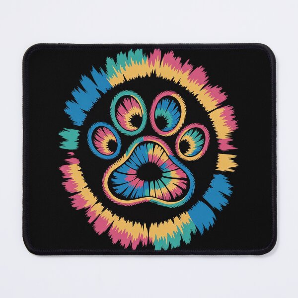 Item preview, Tie Dye Animal Cat Dog Paw Print Pet Lover  designed and sold by InspiredFoul.