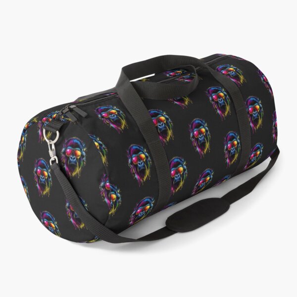 Item preview, Neon Gorilla – Funk Bass Mode | Futuristic Neon Gorilla Art with Headphones | Premium Design designed and sold by ColorSplash123.