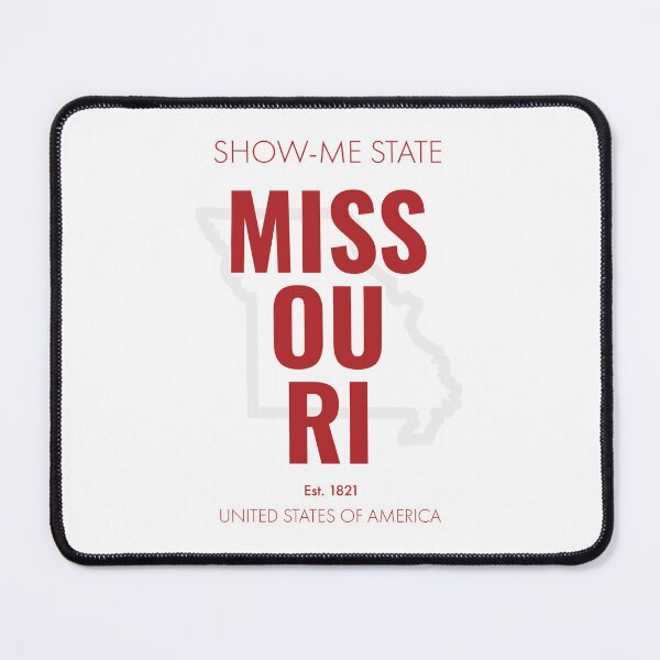 Item preview, MISSOURI TRAVEL ART – Modern Typographic Travel Design designed and sold by MarkedArtPrints.
