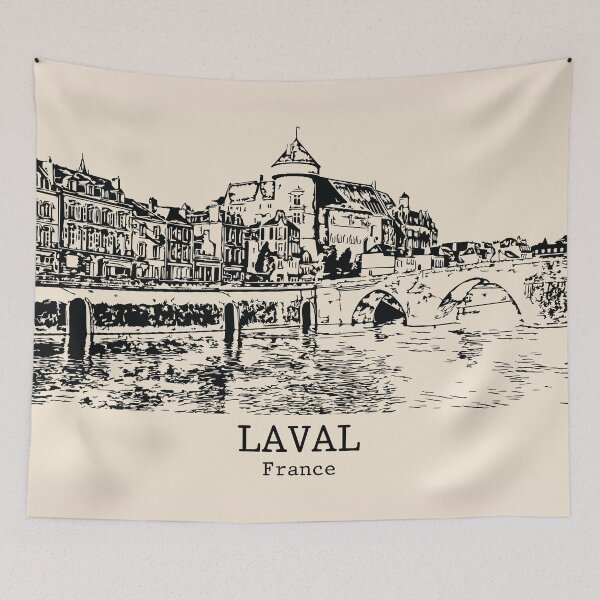 Item preview, Laval - France designed and sold by Lakeric Cityscapes.