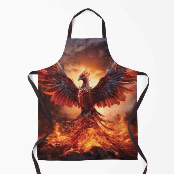 Item preview, Legendary Phoenix Ascending in Flames – Mythic Rebirth Fantasy Artwork designed and sold by MDKey DESIGN.