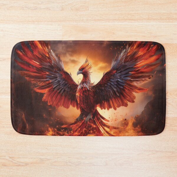 Item preview, Legendary Phoenix Ascending in Flames – Mythic Rebirth Fantasy Artwork designed and sold by MDKey DESIGN.