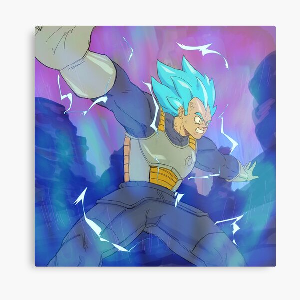 Vegeta Final Flash Metal Prints for Sale