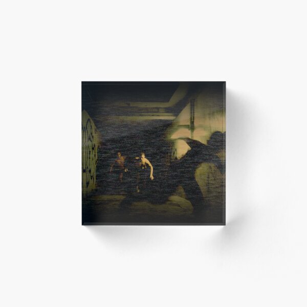 Immersion Static – Strata 1 Ep 5 VISIONS (Crime-Zone Analogue Sci-Fi Poster no text) Acrylic Block