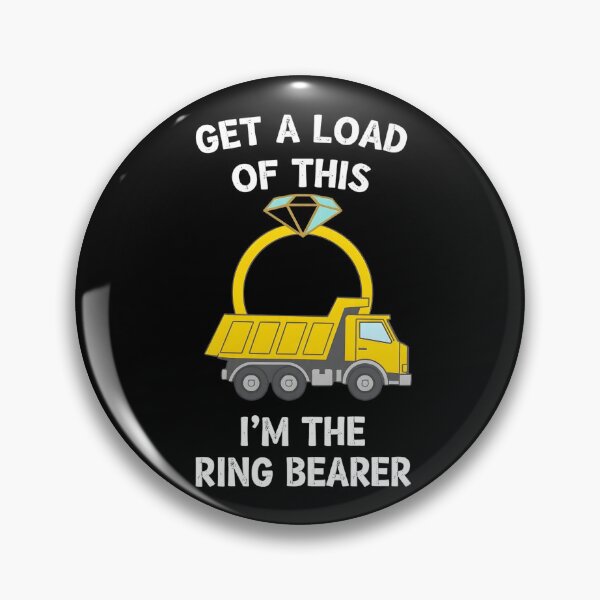 Item preview, Get A Load Of This I'm The Ring Bearer, Truck Gift, Ring Bearer, Ring Bearer Gift, Cute Tractor, Tractor Gifts designed and sold by DoodleUrban.