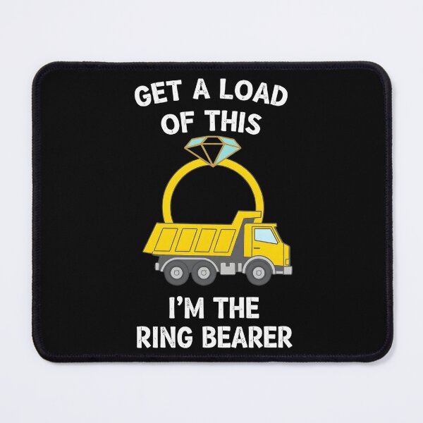 Item preview, Get A Load Of This I'm The Ring Bearer, Truck Gift, Ring Bearer, Ring Bearer Gift, Cute Tractor, Tractor Gifts designed and sold by DoodleUrban.