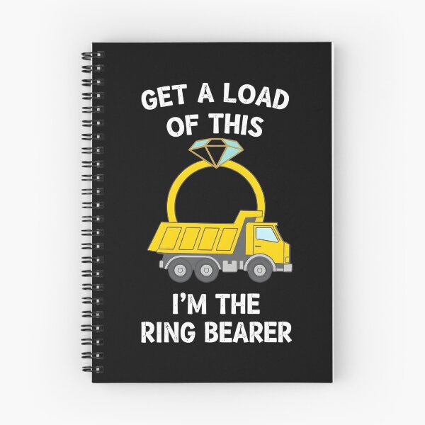 Item preview, Get A Load Of This I'm The Ring Bearer, Truck Gift, Ring Bearer, Ring Bearer Gift, Cute Tractor, Tractor Gifts designed and sold by DoodleUrban.