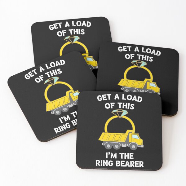 Item preview, Get A Load Of This I'm The Ring Bearer, Truck Gift, Ring Bearer, Ring Bearer Gift, Cute Tractor, Tractor Gifts designed and sold by DoodleUrban.