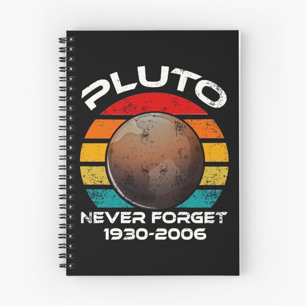 Item preview, Pluto Never Forget 1930–2006 Retro Vintage Space Design designed and sold by JRRTs.