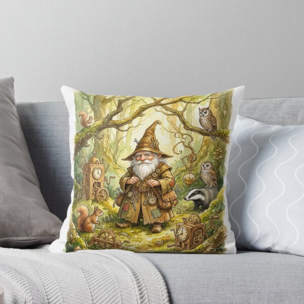 Item preview, Fantasy Halfling Gnome Wizard illustration designed and sold by Vintage Designs +.