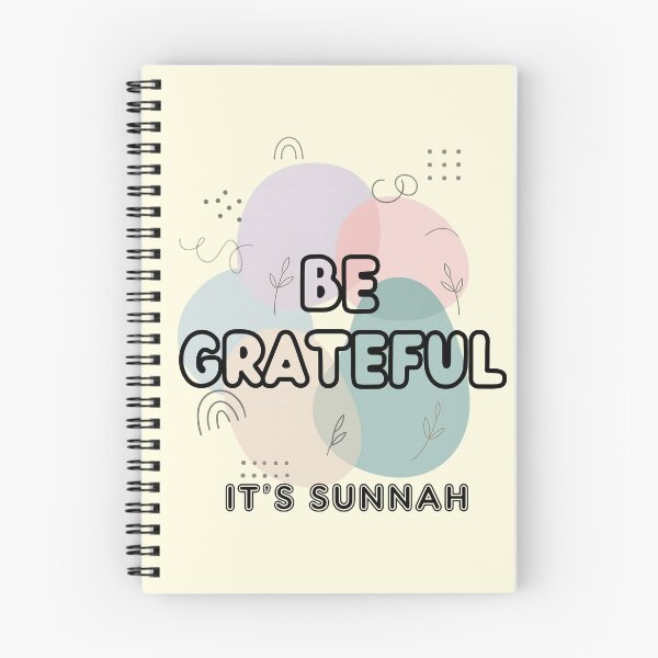 Item preview, BE GRATEFUL, IT’S SUNNAH - Islamic Graphic Abstract Pastel Minimalist Aesthetic Muslim Gift Design designed and sold by D-Islamic.