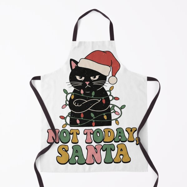 Item preview, Funny Anti-Christmas Black Cat Retro Holiday designed and sold by shellymope.