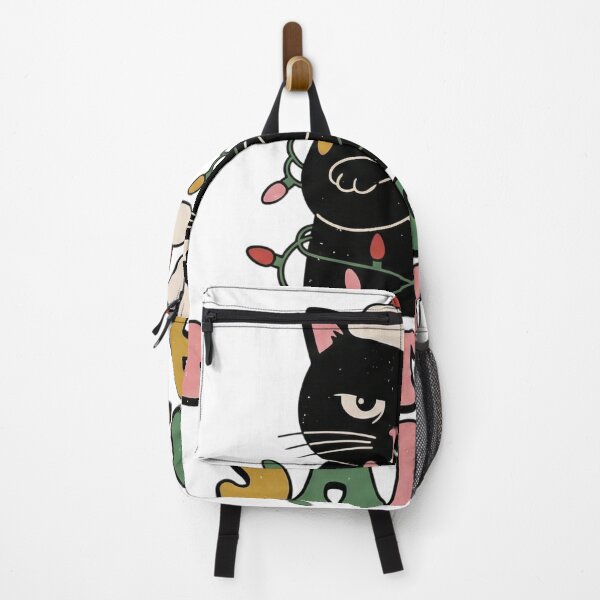 Item preview, Funny Anti-Christmas Black Cat Retro Holiday designed and sold by shellymope.