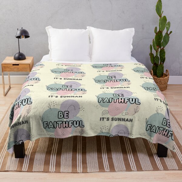 Item preview, BE FAITHFUL, IT’S SUNNAH - Islamic Graphic Abstract Pastel Minimalist Aesthetic Muslim Gift Design designed and sold by D-Islamic.
