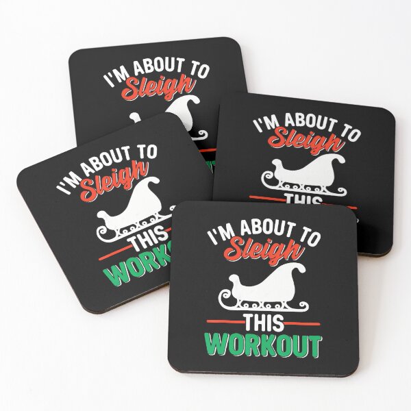 Item preview, I'M About To Sleigh This Workout Christmas Fitness Gym Xmas designed and sold by KatheWanda.