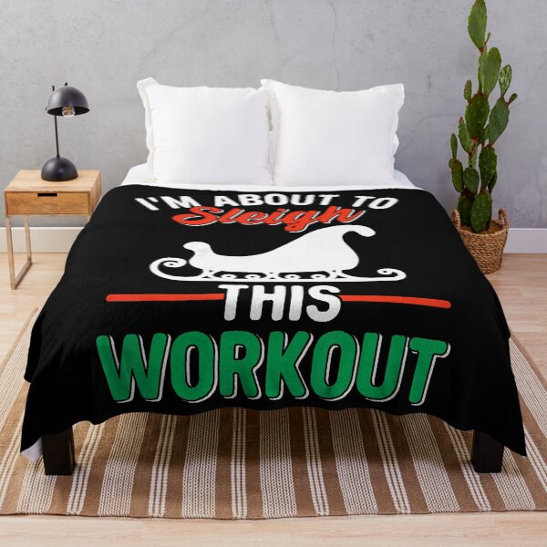 Item preview, I'M About To Sleigh This Workout Christmas Fitness Gym Xmas designed and sold by KatheWanda.