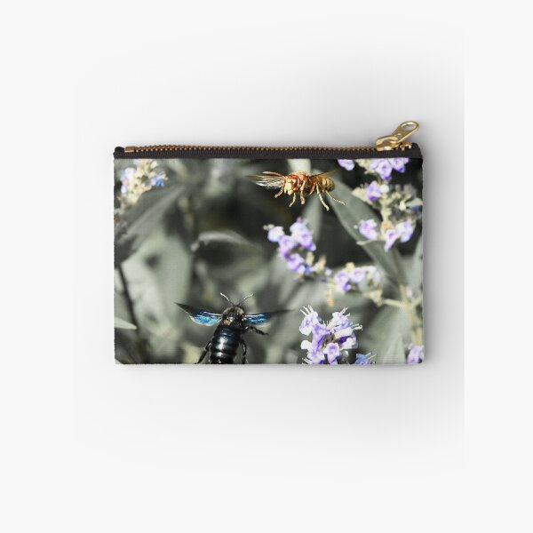 Item preview, European hornet in aerial combat – a force of nature in seconds / Swiss Artwork Photography designed and sold by Raphael Wolf.