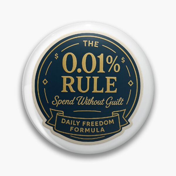 Item preview, The 0.01% Rule Premium Badge designed and sold by BoldApparel.