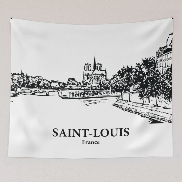 Item preview, Saint-Louis - France designed and sold by Lakeric Cityscapes.