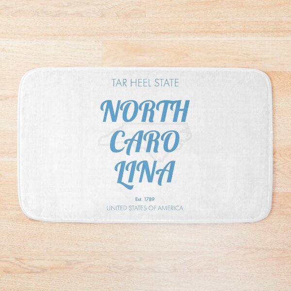 Item preview, NORTH CAROLINA TRAVEL ART – Modern Typographic Travel Design designed and sold by MarkedArtPrints.