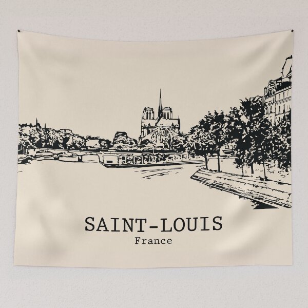 Item preview, Saint-Louis - France designed and sold by Lakeric Cityscapes.